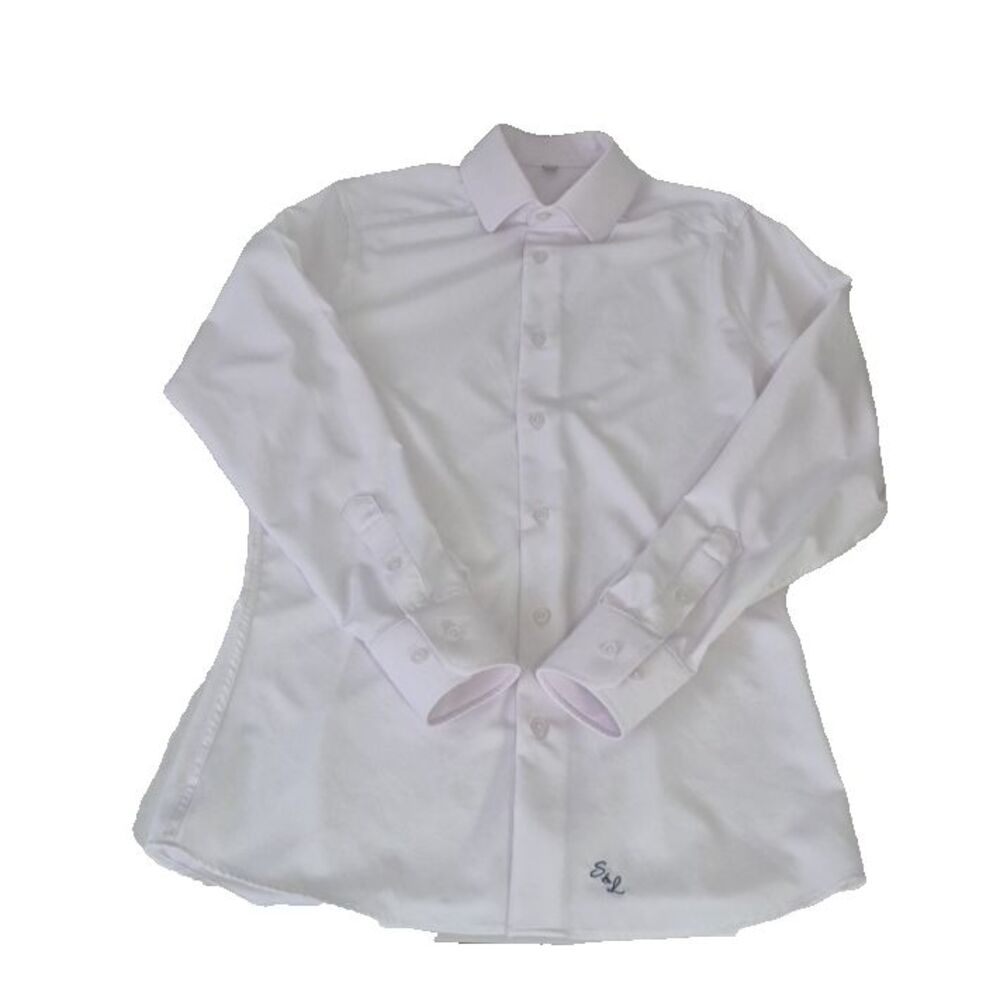 State And Liberty Shirt Mens Small White Dress Preppy Long Sleeve Button Down
